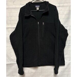 Patagonia Better Sweater Full Zip Black Fleece Jacket  Men’s Size XL Synchilla